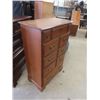 Image 2 : (gs) Vilas Maple Highboy 5 Drawer Dresser 48" x 33" x 17.5"
