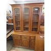 Image 2 : (gs) Vilas 9 pc Dining Room Suite : China Cabinet Table, 2 Leaves & 7 Chairs ( 2 Captain)