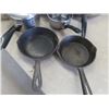 Image 2 : (gs) 2 CAst Frying Pans, Pots + Pans, Thermos Strainer