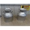 Image 1 : (gs) 2 Cream Milk Cans