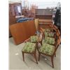 Image 1 : 8 Pc Krug Oak Dinig Room Suite; China Cabinet 60"x 48" X 18" , Table 36" x 56" + 3 - 8" Leaves & 6 C