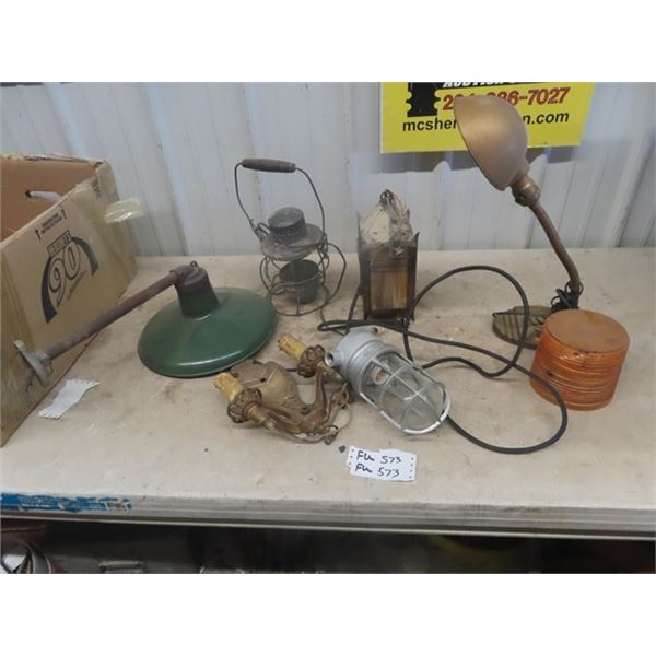 Porcelain Light, CN Lantern, Desk Lamp, Industrial Light plus more