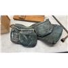 Image 2 : BOX OF STAPLES, TIRE IRON, TOOL BELT AND CHOPPER