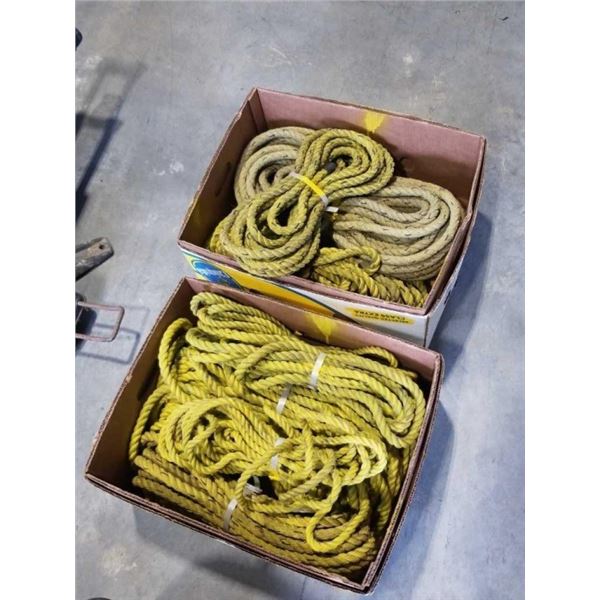 2 BOXES OF ROPE