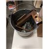 Image 2 : BOX AND BUCKET OF CASTERS AND CHAIN