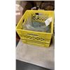 Image 2 : CRATE BOX AND BIN OF SCREWS, NAILS AND ORGANIZERS