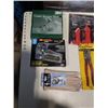 Image 2 : LOT OF NEW TOOLS, STUBBY WRENCH SET, STAPLER, GLOVES, ABRASIVE DISCS, PLIERS, CABLE CUTTER AND PAINT