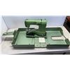 Image 2 : VINTAGE GREEN ELNA SEWING MACHINE