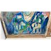 Image 8 : 2 OIL ON FABRIC STILL LIFE PAINTING AND POTRAIT SIGNED