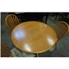 Image 2 : ROUND DINING TABLE WITH 3 CHAIRS