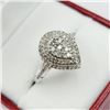 Image 2 : STERLING SILVER DIAMOND RING, 79 DIAMONDS, 0.50CTS OF DIAMOND, W/A $1785.00, SIZE 7