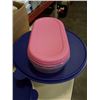 Image 2 : BOX OF BRANDED TUPPERWARE CONTAINERS
