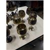 Image 3 : SILVER PLATE KETTLE WITH STAND, BURNER AND 10 GOBLETS