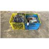 Image 1 : 2 CRATES OF SAFETY GLASSES AND CASES