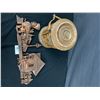 Image 1 : Vintage Décor Lot  - Ice Bucket, Train Station Wall Décor