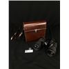 Image 1 : Pair of Bushnell Binoculars with Leather Case