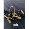 Image 1 : Nice Lot of Brass Animals, Giraffes, Stork, Horse etc.