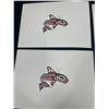 Image 2 : Lot of 4 First Nations Small Killer Whale Prints