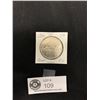 Image 1 : 1962 Canadian Silver Dollar in Cardboard Holder