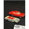Image 2 : Lot of 4 Vintage Lesney Toys Bus/ Firetruck/Convertible/Mercury