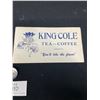 Image 3 : Lot of 2 1930's King Cole Tea-Coffee Blotters 6" w x 3.75" Tall