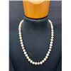 Image 2 : Pastel Ivory Colour Pin Cultured Pearl Knotted 18" Necklace