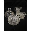Image 4 : 12 Pieces of Crystal Cut Glass, Etc.