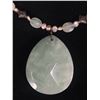 Image 2 : Vintage Green Stone Pendant Necklace