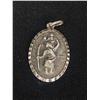 Image 2 : Vintage 925 Sterling Silver St. Christopher with Child Pendant