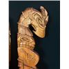 Image 2 : 2 Approximately 30" Tall Native Carvings - Signed