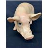 Image 2 : Very Nice 14" Long 7" Tall Resin Pig with Very Good Detail