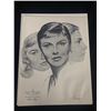 Image 2 : 1962 Pencil Sketch of 1957 Academy Award Winners Alec Guinness and Joanne Woodward - Signed by Artis