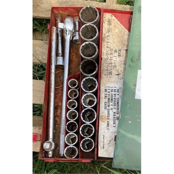 3/4 socket set, Large wrenches