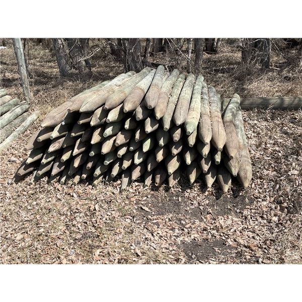 4-5 inch fence posts - 75/bundle