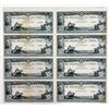 Image 2 : Canadian Bank of Commerce, 1917 Uncut Approval Progress Proof Sheet 8 Notes and Matching Uncut Speci