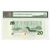 Image 2 : Bank of Canada, 1991, $20, DuraNote Progress Specimen-Proof Essay Polymer Plastic Banknote Rarity.