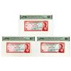 Image 1 : East Caribbean States, Currency Authority, ND (1965) High Grade Issue Banknote Trio.