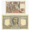 Image 2 : Banque de France, 1946-50, Pair of Issued Banknotes