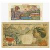Image 2 : Caisse Centrale de la France d'Outre-Mer, ND (1947-49), Pair of Issued Banknotes