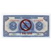 Image 1 : Banque de la Republique d'Haiti, 1986 Tyvek Banknote with Unofficial Political Red Overprint