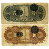 Image 2 : Banco De Mexico, 1933, Series "G", Issued Banknote Pair.