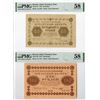 Image 1 : State Treasury Note, 1918, Pair of Issued Banknotes
