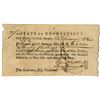 Image 1 : State of Connecticut, Pay-Table Office, 1782 Tax Pay Order Signed by Oliver Wolcott Jr., Fenn Wadswo