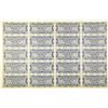 Image 1 : Gene's Clothes Shop 1927 Uncut 5 Cent Scrip Note Sheet of 20 Notes for Merchandise