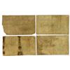 Image 2 : Treasurer of Portage County (Ravenna, OH), 1862 Lot of 4 Issued Obsolete Scrip Notes