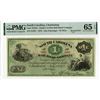 Image 1 : South Carolina Rail Road, 1873, Obsolete Banknote Disguised as a Fare Ticket.