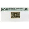 Image 1 : U.S. Fractional Currency, 1863, 5 Cents, Fr#1233, with Surcharge "18-63" Second Issue Fractional Cur