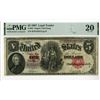 Image 1 : U.S. Legal Tender, $5, Series of 1907, Fr#85, Issue Banknote