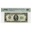Image 1 : U.S. F.R.N. $100, Series of 1934, Fr#2152-Bdgs, Dark Green Issue Banknote