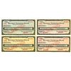 Image 1 : Mellon National Bank, Pittsburgh, PA., ND (ca.1910-30) Specimen Set of 4 Notes.